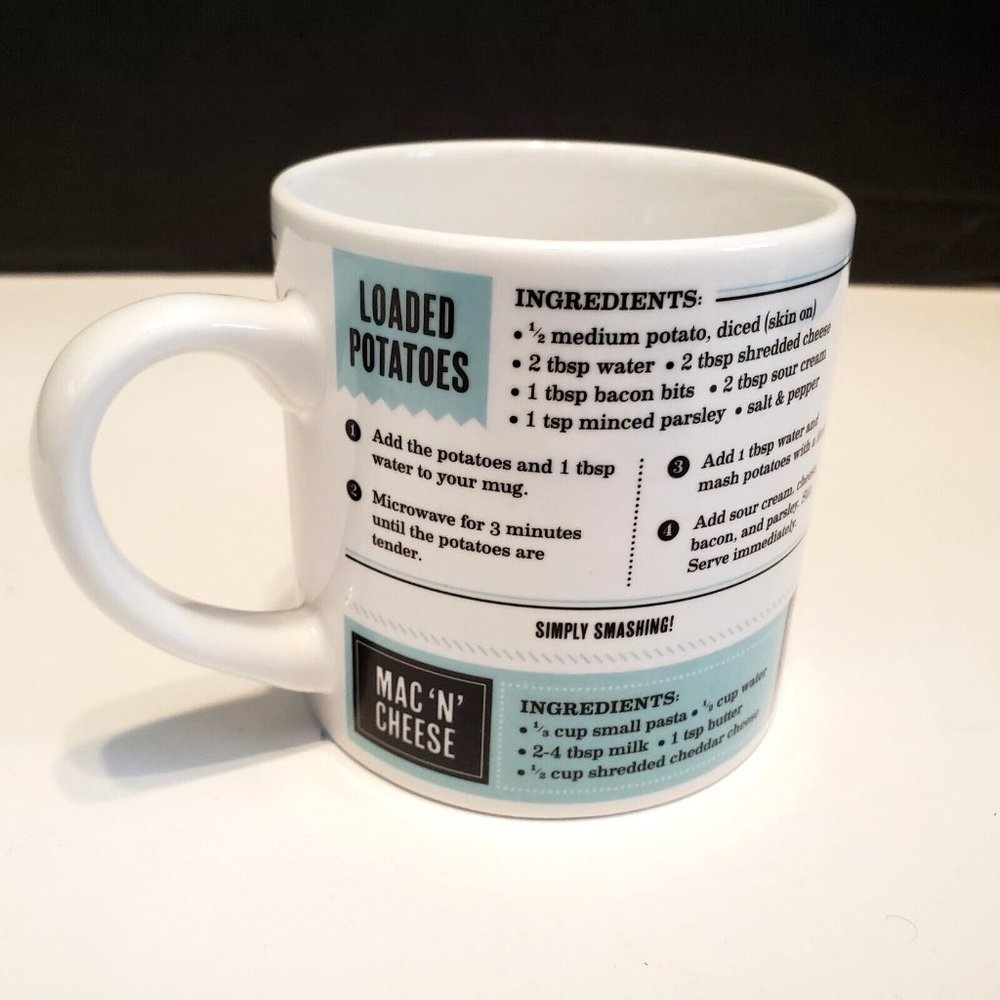 Salty Snack Recipe Coffee Tea Mug Just What You're In The Mood For Fred Grub EUC